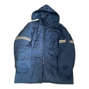 Golden Fleece Industrial Outerwear Vintage Men XL USA Coat Blue 70s